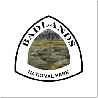 Badlands National Park shield Posters and Art